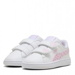 детски,маратонки,разпродажба,puma,детски,маратонки,puma,smash,3.0,glitter,velcro,trainers,infants,white,pink