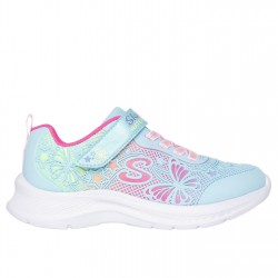 детски,маратонки,детски,маратонки,skechers,flower,theme,kpu,water,repellent,sn,runners,girls,blue,pink
