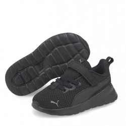 Детски маратонки Puma Lite Trainers Infants - Black/Grey детски,маратонки,маратонки,за,училище,ученически,обувки,разпродажба,puma,бебешки,обувки,детски,маратонки,puma,lite,trainers,infants,black,grey