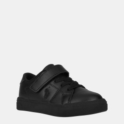 Маратонки Polo Ralph Lauren Kids Sutton Low-Top Trainers - Triple Black маратонки,polo,ralph,lauren,kids,sutton,low,top,trainers,triple,black