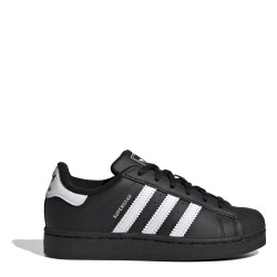Детски обувки adidas Originals Superstar II Shoes Childrens - Black/White детски,обувки,adidas,originals,superstar,ii,shoes,childrens,black,white