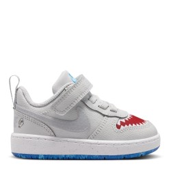 Nike Court Borough Low 2 Baby/Toddler Shoe - Plat/Red детски,маратонки,nike,court,borough,low,2,baby,toddler,shoe,plat,red