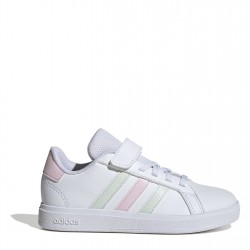 детски,маратонки,детски,маратонки,adidas,grand,court,trainers,child,girls,white,jade,pink
