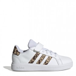 детски,маратонки,разпродажба,adidas,детски,маратонки,adidas,grand,court,trainers,child,girls,white,animal