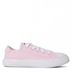 Маратонки Converse Kids' Canvas Trainers - Bloom/White маратонки,детски,летни,маратонки,и,платнени,обувки,детски,обувки,от,текстил,детски,маратонки,converse,kids',canvas,trainers,bloom,white