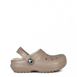 Чехли Crocs Kids' Classic Lined Clogs - Mushroom/Bone чехли,коледни,подаръци,за,деца,детски,сандали,разпродажба,crocs,crocs,kids',classic,lined,clogs,mushroom,bone