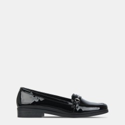 Miso Bar Junior Girls Loafers - Black Patent miso,bar,junior,girls,loafers,black,patent