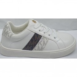 Маратонки MICHAEL Michael Kors Kids Kyndra Low-Top Trainers - Vanilla/Brwn маратонки,michael,michael,kors,kids,kyndra,low,top,trainers,vanilla,brwn