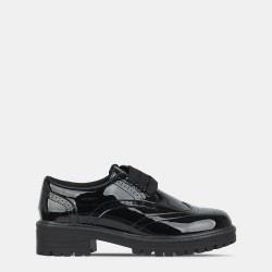 Детски обувки Miso Chunk Brogue Junior Girls Shoes - Black Patent детски,обувки,miso,chunk,brogue,junior,girls,shoes,black,patent