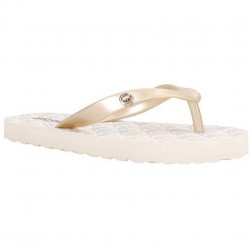 Джапанки MICHAEL Michael Kors Kids Flip Flops - Gold Vanilla джапанки,michael,michael,kors,kids,flip,flops,gold,vanilla