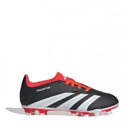 Детски футболни бутонки Adidas Predator 24 Club Children's Flexible Ground Football Boots - Black/White/Red детски,футболни,бутонки,разпродажба,adidas,детски,футболни,обувки,детски,футболни,обувки,футболни,обувки,adidas,футболни,обувки,adidas,messi,футболни,обувк