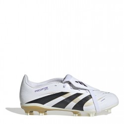 Детски футболни бутонки Adidas Predator League Fold-Over Tongue Childrens Firm Ground Football Boots - White/Blk/Gold детски,футболни,бутонки,разпродажба,adidas,детски,футболни,обувки,детски,футболни,обувки,футболни,обувки,adidas,футболни,обувки,adidas,messi,футболни,обувк