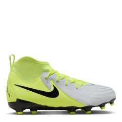Юношески футболни бутонки Nike Phantom Luna II Academy Firm Ground Football Boots Junior - Silver/Volt юношески,футболни,бутонки,детски,маратонки,за,футбол,на,закрито,детски,футболни,обувки,всички,футболни,обувки,детски,футболни,обувки,футболни,обувки,за,мек