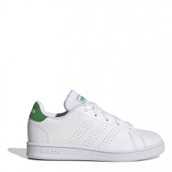 юношески,маратонки,детски,маратонки,adidas,advantage,lifestyle,trainers,juniors,white,green