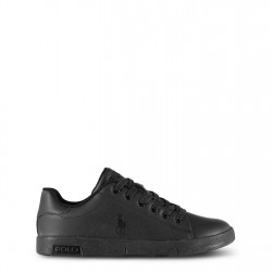 Юношески маратонки Polo Ralph Lauren Bilton Lace Juniors Trainers - Triple Black юношески,маратонки,маратонки,за,училище,ученически,обувки,polo,ralph,lauren,bilton,lace,juniors,trainers,triple,black
