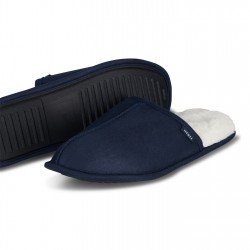Farah Ahlers Tan Slipper - Navy чехли,мъжки,пантофи,farah,ahlers,tan,slipper,navy