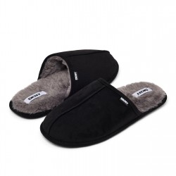 Пантофи DKNY Mens Slippers Castor - Black/Grey пантофи,dkny,mens,slippers,castor,black,grey