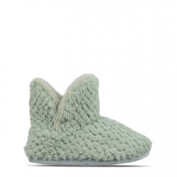 чехли,linea,textured,slipper,boot,sage,green