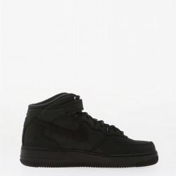 Маратонки Nike Mens Air Force 1 Mid 07 Leather Runners - Black маратонки,nike,men,s,air,force,1,mid,07,leather,runners,black