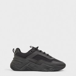 маратонки,мъжки,маратонки,mallet,men,s,odyssey,chunky,trainers,blackout