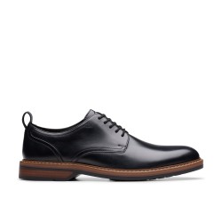 обувки,clarks,men,s,derby,shoes,black,leather