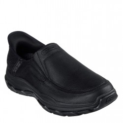 мъжки,обувки,мъжки,маратонки,skechers,respected,elgin,slip,in,shoes,mens,blk,lth