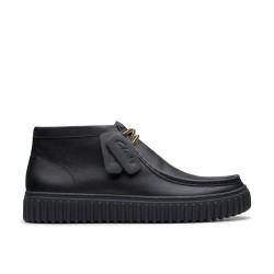 обувки,clarks,men,s,torhill,hi,chukka,boots,black,leather