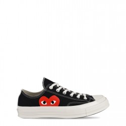 Маратонки COMME DES GARCONS PLAY X Converse Large Peeping Heart Chuck Taylor 70 Trainers - Black 1 маратонки,маратонки,за,училище,ученически,обувки,мъжки,маратонки,comme,des,garcons,play,x,converse,large,peeping,heart,chuck,taylor,70,trainers,black,1