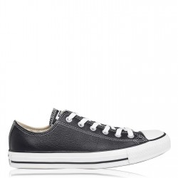 маратонки,мъжки,маратонки,converse,lifestyle,star,leather,low,trainers,black,001