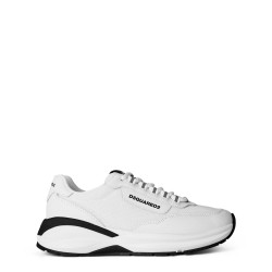 dsquared2,leather,dash,sneakers,white,white