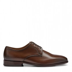 обувки,мъжки,обувки,boss,leather,derby,shoes,medium,brown