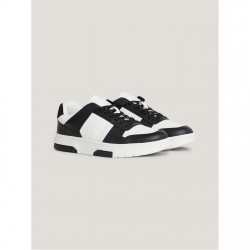 мъжки,летен,каталог,мъжки,маратонки,tommy,jeans,tjm,leather,cupsole,2.0,white,black