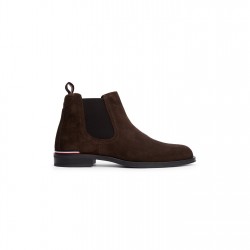обувки,мъжки,боти,tommy,hilfiger,suede,chelsea,low,boots,dark,coffee