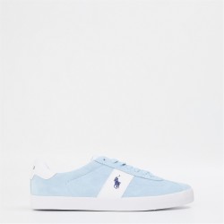 Маратонки Polo Ralph Lauren Men's Court Vulc Low-Top Trainers - Light Blue/Wht маратонки,мъжки,маратонки,polo,ralph,lauren,men's,court,vulc,low,top,trainers,light,blue,wht