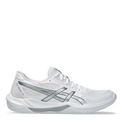 дамски,обувки,дамски,маратонки,нетбол,asics,gel,rocket,12,netball,shoes,womens,white,siler