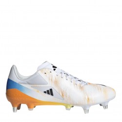 Ръгби обувки Adidas RS-15 Pro Adults Soft Ground Rugby Boots - Wht/Blk/luc ръгби,обувки,коледни,подаръци,за,него,коледни,подаръци,за,деца,всички,коледни,подаръци,разпродажба,adidas,мъжки,обувки,за,ръгби,ръгби,обувки,мъжки,обувки,з