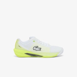 Маратонки Lacoste Mens AG-LT EVO Tennis Shoes - Wht/Yllw V05 маратонки,мъжки,обувки,за,тенис,детски,маратонки,за,футбол,на,закрито,падел,тенис,lacoste,men,s,ag,lt,evo,tennis,shoes,wht,yllw,v05