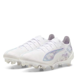 Дамски футболни бутонки Puma Ultra 5 Ultimate Firm Ground Football Boots Womens - Wht/Blk/Purple дамски,футболни,бутонки,футболни,обувки,за,мек,терен,футболни,обувки,за,твърд,терен,футбол,puma,ultra,5,ultimate,firm,ground,football,boots,womens,wht,blk,