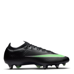 Футболни бутонки Nike Air Zoom Mercurial Vapor Elite Adults Soft Ground Football Boots - Black/Green футболни,бутонки,всички,футболни,обувки,футболни,обувки,за,твърд,терен,футбол,nike,air,zoom,mercurial,vapor,elite,adults,soft,ground,football,boots,black,g
