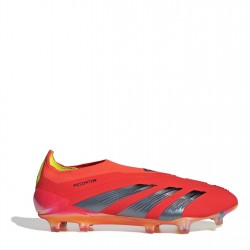Футболни бутонки Adidas Predator Elite Laceless Firm Ground Football Boots Adults - Solar Red/Core футболни,бутонки,разпродажба,adidas,футболни,обувки,adidas,футболни,обувки,adidas,messi,футболни,обувки,за,твърд,терен,мъжки,футболни,обувки,всичко,за,футб