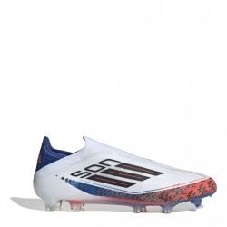 Мъжки футболни бутонки Adidas F50 Elite Laceless Firm Ground Football Boots Mens - White/Blk/Red мъжки,футболни,бутонки,разпродажба,adidas,футболни,обувки,adidas,футболни,обувки,adidas,messi,футболни,обувки,за,твърд,терен,мъжки,футболни,обувки,всичко,з