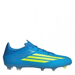 Футболни бутонки Adidas F50 League Adults Firm Ground Football Boots - Blue/Yellow футболни,бутонки,разпродажба,adidas,футболни,обувки,adidas,футболни,обувки,adidas,messi,футболни,обувки,за,твърд,терен,мъжки,футболни,обувки,adidas,f50,lea