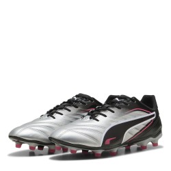Футболни бутонки Puma King Pro Firm Ground Football Boots - Puma Silver-P футболни,бутонки,детски,маратонки,за,футбол,на,закрито,всички,футболни,обувки,мъжки,футболни,обувки,футболни,обувки,за,твърд,терен,футболни,обувки,за,мек,т