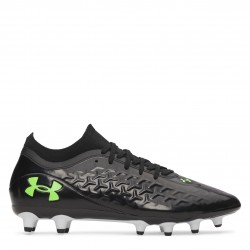 Футболни бутонки Under Armour Unisex Magnetico Pro 6 Firm Ground Football Boot - Black / Green футболни,бутонки,футболни,обувки,за,твърд,терен,футбол,under,armour,unisex,magnetico,pro,6,firm,ground,football,boot,black,green