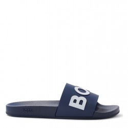 сандали,мъжки,джапанки,и,чехли,boss,men's,bay,logo,sliders,branding,strap,sandals,dark,blue,405