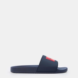 Hugo Mens Timein Logo Sliders - Navy 404 hugo,men,s,timein,logo,sliders,navy,404