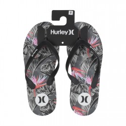 Джапанки Hurley Men's One Pack Tier Flip Flop - Black / Pink джапанки,hurley,men's,one,pack,tier,flip,flop,black,pink