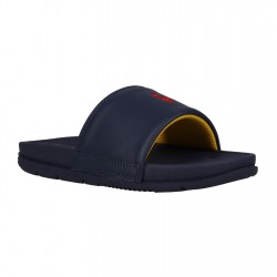 Polo Ralph Lauren Kids' Fairview Pool Sliders - Navy/Red polo,ralph,lauren,kids',fairview,pool,sliders,navy,red