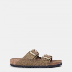 сандали,birkenstock,women's,arzna,adjustable,flat,sandals,khki,leoprd,pnt