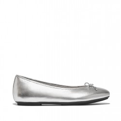 обувки,fitflop,women's,bow,metallic,ballet,pumps,silver